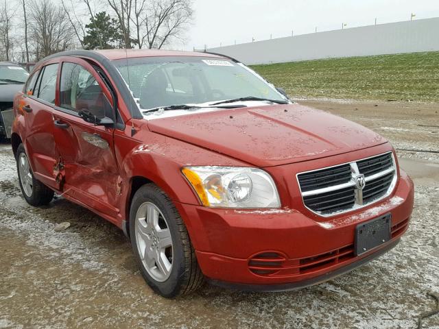 1B3HB48B28D773729 - 2008 DODGE CALIBER SX RED photo 1