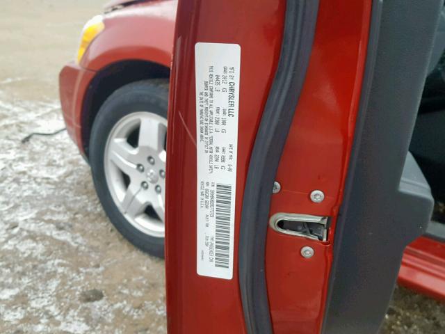 1B3HB48B28D773729 - 2008 DODGE CALIBER SX RED photo 10