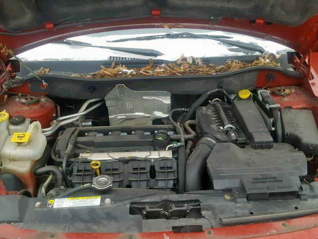 1B3HB48B28D773729 - 2008 DODGE CALIBER SX RED photo 7