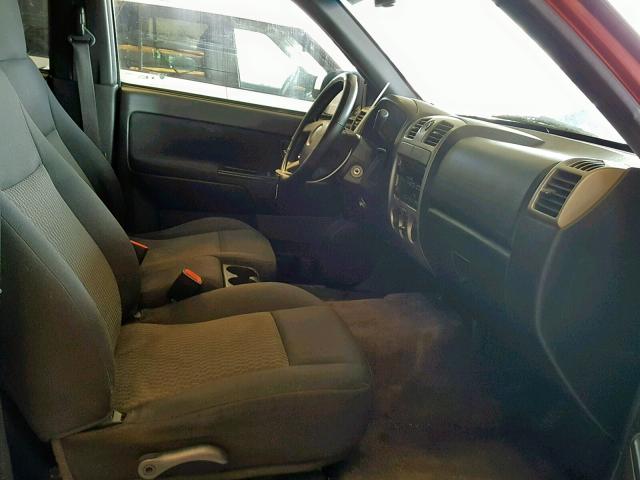 1GCDS43E988215402 - 2008 CHEVROLET COLORADO L BURGUNDY photo 5