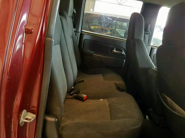 1GCDS43E988215402 - 2008 CHEVROLET COLORADO L BURGUNDY photo 6