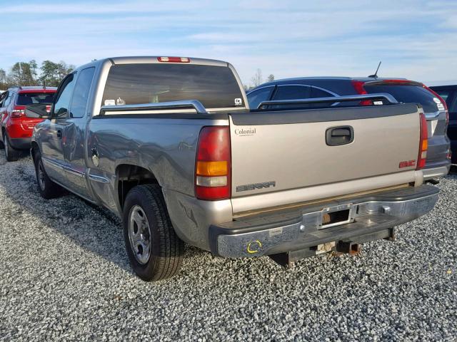 2GTEC19V711276974 - 2001 GMC NEW SIERRA BEIGE photo 3