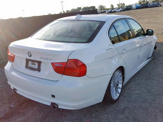 WBAPN7C53BA948869 - 2011 BMW 335 D WHITE photo 4