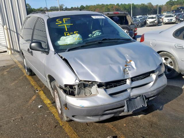 2B4GP2530YR724908 - 2000 DODGE CARAVAN SILVER photo 1