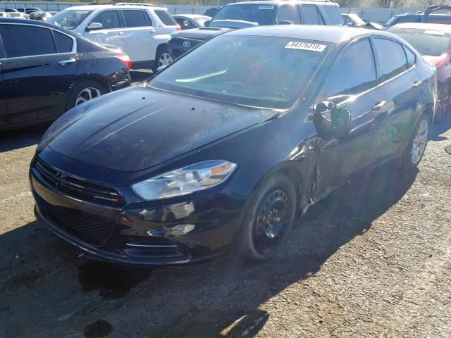 1C3CDFBA1DD154570 - 2013 DODGE DART SXT BLACK photo 2