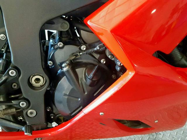 JKAZX4P177A005817 - 2007 KAWASAKI ZX600 P RED photo 7