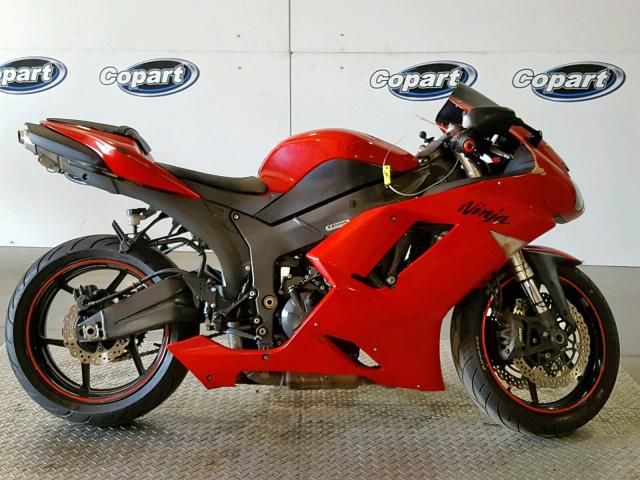 JKAZX4P177A005817 - 2007 KAWASAKI ZX600 P RED photo 9