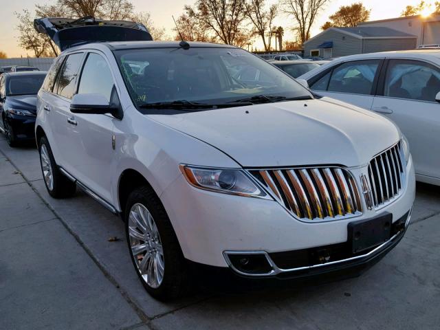 2LMDJ6JK7EBL19435 - 2014 LINCOLN MKX WHITE photo 1