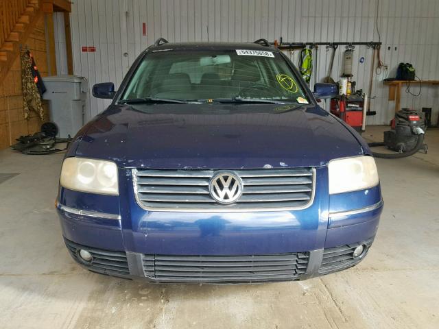 WVWVD63B64E027688 - 2004 VOLKSWAGEN PASSAT GLS BLUE photo 9