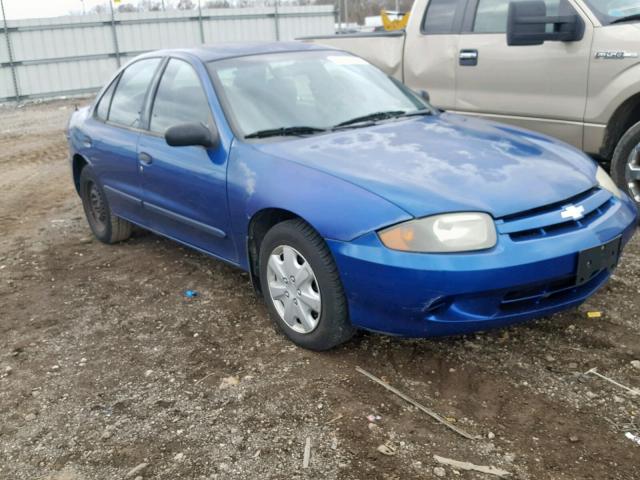 1G1JF52F837164456 - 2003 CHEVROLET CAVALIER L BLUE photo 1