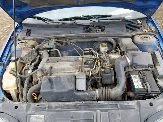 1G1JF52F837164456 - 2003 CHEVROLET CAVALIER L BLUE photo 7