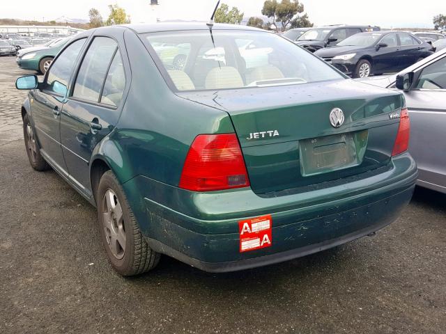 3VWSE29M0XM085521 - 1999 VOLKSWAGEN JETTA GLS GREEN photo 3