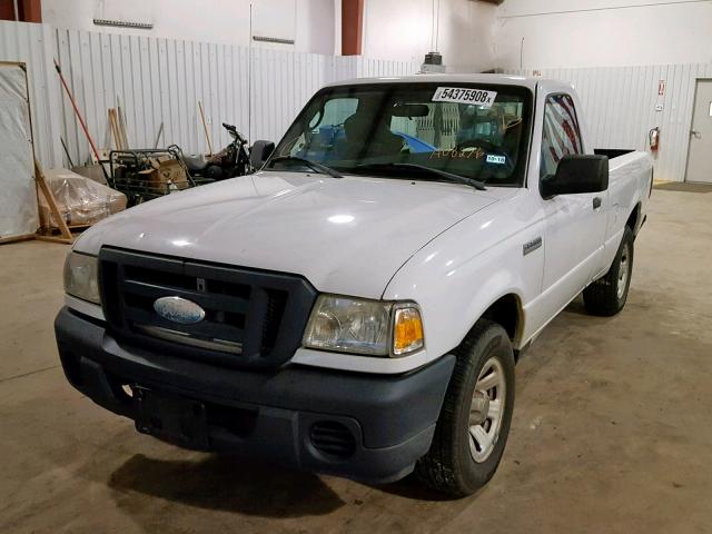 1FTYR10D59PA08276 - 2009 FORD RANGER WHITE photo 2