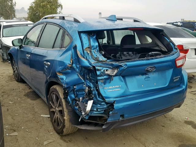 4S3GTAT66H3728587 - 2017 SUBARU IMPREZA LI BLUE photo 3