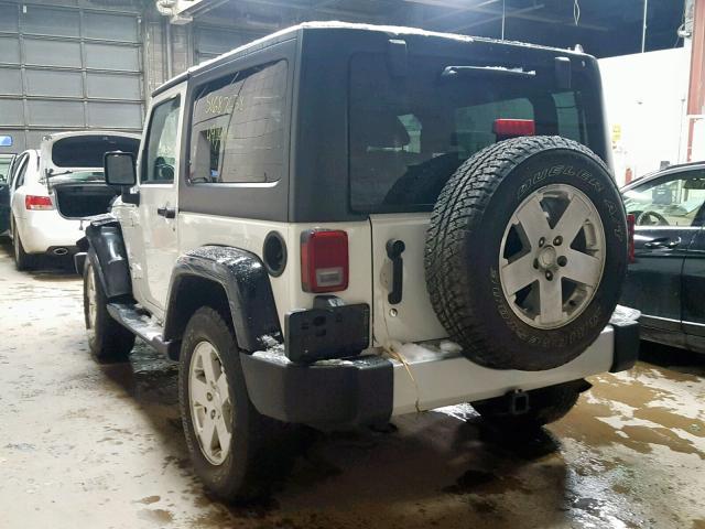 1C4AJWBGXCL136265 - 2012 JEEP WRANGLER S WHITE photo 3