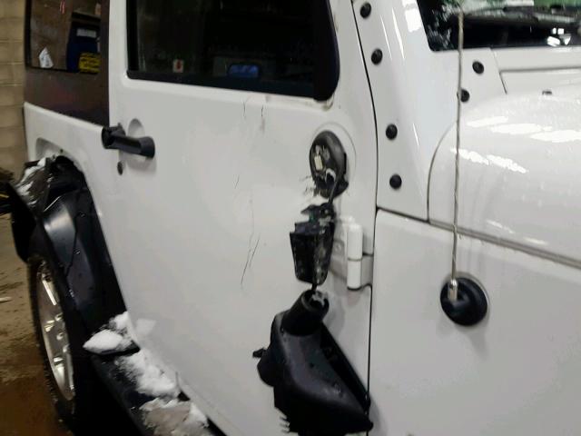 1C4AJWBGXCL136265 - 2012 JEEP WRANGLER S WHITE photo 9