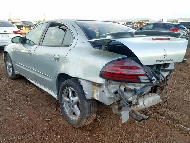 1G2NF52E63M694043 - 2003 PONTIAC GRAND AM S SILVER photo 3