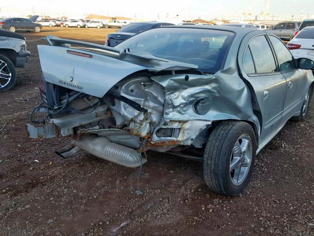 1G2NF52E63M694043 - 2003 PONTIAC GRAND AM S SILVER photo 9