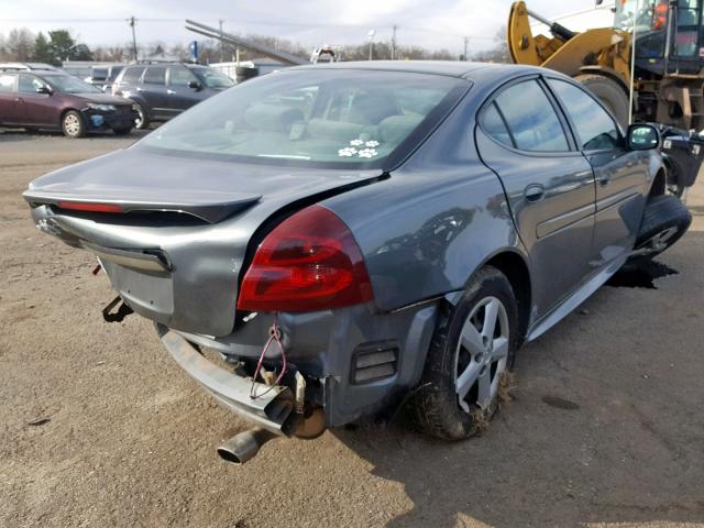 2G2WP522151130435 - 2005 PONTIAC GRAND PRIX GRAY photo 4