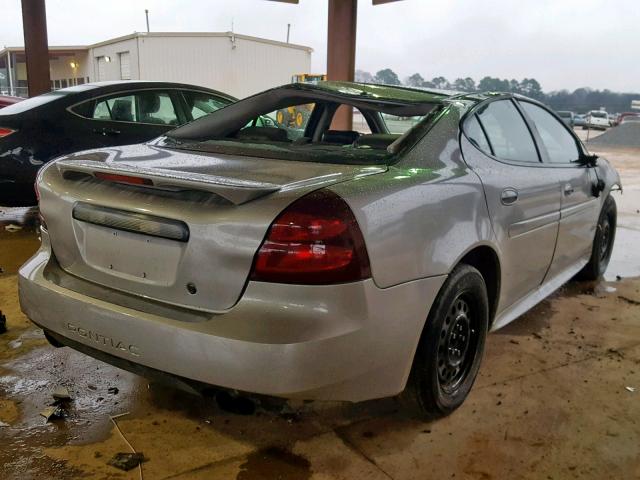 2G2WR584961226916 - 2006 PONTIAC GRAND PRIX SILVER photo 4