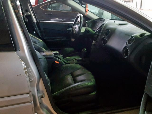 2G2WR584961226916 - 2006 PONTIAC GRAND PRIX SILVER photo 5