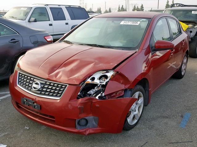 3N1AB61E87L641327 - 2007 NISSAN SENTRA 2.0 RED photo 2