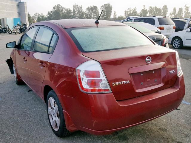 3N1AB61E87L641327 - 2007 NISSAN SENTRA 2.0 RED photo 3