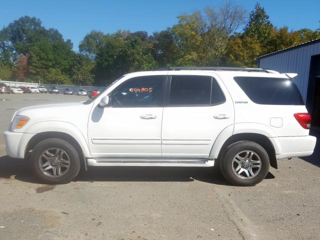 5TDZT38A46S267922 - 2006 TOYOTA SEQUOIA LI WHITE photo 9