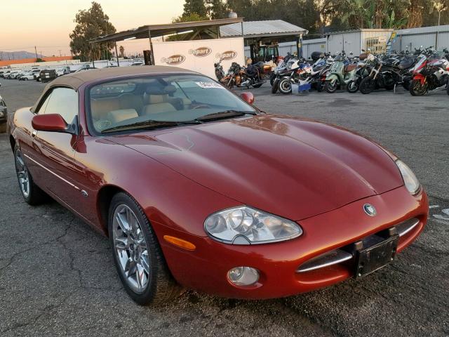 SAJDA42C22NA23450 - 2002 JAGUAR XK8 MAROON photo 1