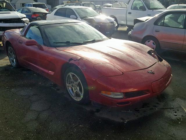 1G1YY22G725111967 - 2002 CHEVROLET CORVETTE RED photo 1