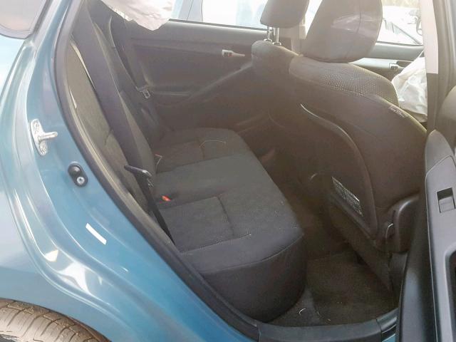 5Y2SP67079Z427794 - 2009 PONTIAC VIBE TEAL photo 6