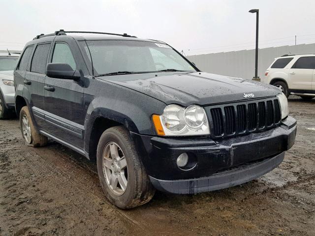 1J4GR48K05C593795 - 2005 JEEP GRAND CHER BLACK photo 1