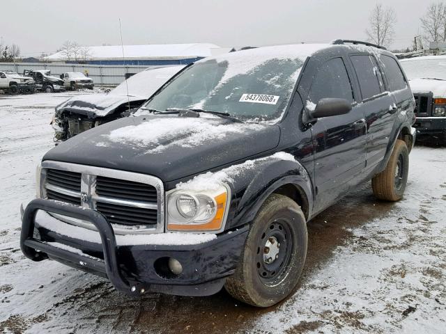 1D4HB48N96F109313 - 2006 DODGE DURANGO SL BLACK photo 2