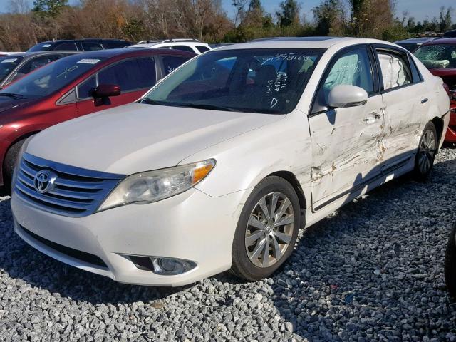 4T1BK3DB3BU405308 - 2011 TOYOTA AVALON BAS WHITE photo 2