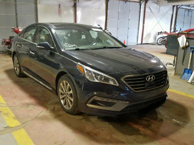 5NPE34AF1GH354856 - 2016 HYUNDAI SONATA SPO BLACK photo 1