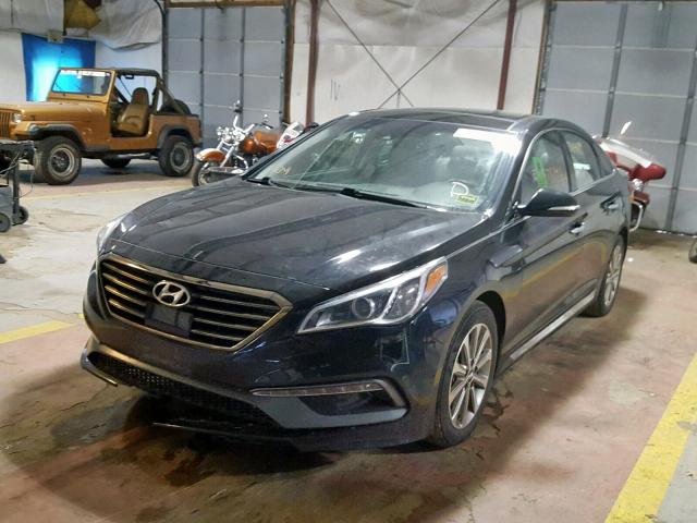 5NPE34AF1GH354856 - 2016 HYUNDAI SONATA SPO BLACK photo 2