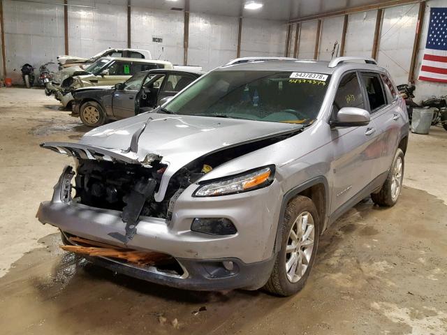 1C4PJMDBXGW261433 - 2016 JEEP CHEROKEE L SILVER photo 2