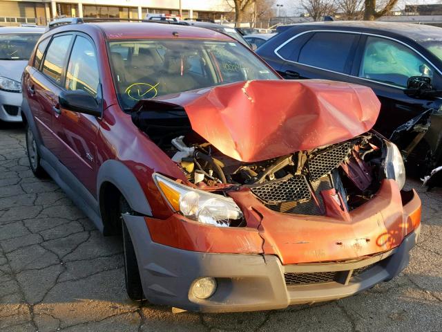 5Y2SL62874Z429465 - 2004 PONTIAC VIBE RED photo 1