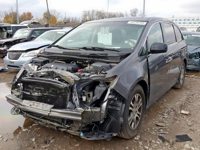 5FNRL5H63CB118778 - 2012 HONDA ODYSSEY EXL  photo 2