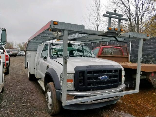 1FDAF56R88ED97070 - 2008 FORD F550 SUPER WHITE photo 1