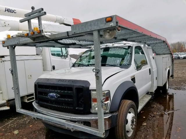 1FDAF56R88ED97070 - 2008 FORD F550 SUPER WHITE photo 2