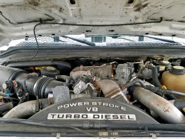 1FDAF56R88ED97070 - 2008 FORD F550 SUPER WHITE photo 7