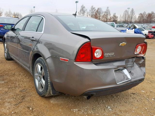 1G1ZC5EB6AF311168 - 2010 CHEVROLET MALIBU 1LT BROWN photo 3