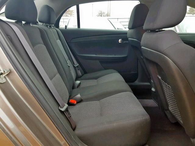 1G1ZC5EB6AF311168 - 2010 CHEVROLET MALIBU 1LT BROWN photo 6