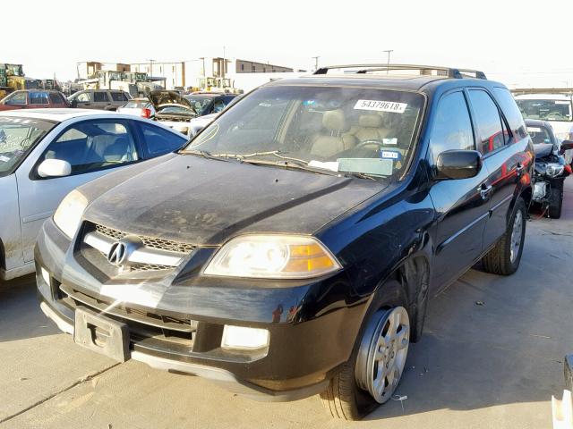 2HNYD18626H515649 - 2006 ACURA MDX TOURIN BLACK photo 2