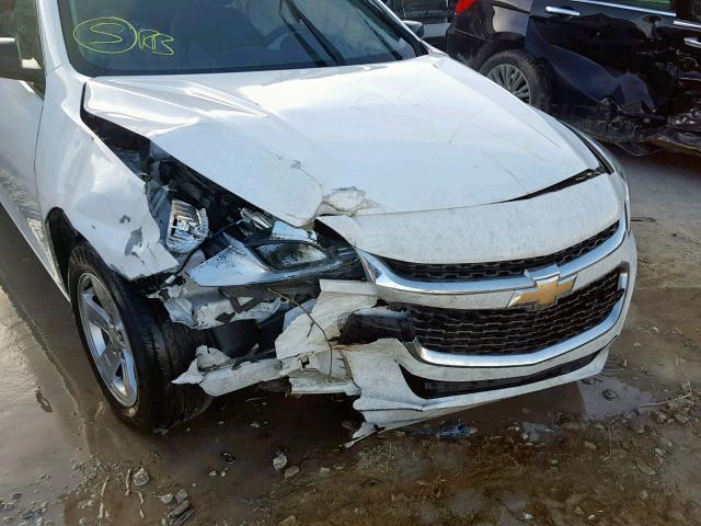 1G11A5SA9GF118276 - 2016 CHEVROLET MALIBU LIM WHITE photo 9