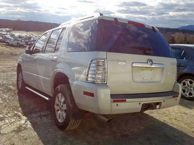 4M2EU48886ZJ00227 - 2006 MERCURY MOUNTAINEE WHITE photo 3