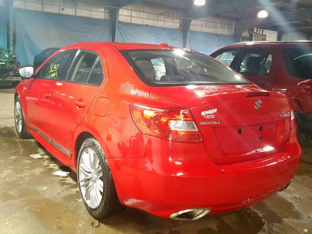 JS2RE9A82B6110622 - 2011 SUZUKI KIZASHI SP RED photo 3