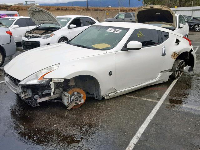 JN1AZ4EH2EM631920 - 2014 NISSAN 370Z BASE WHITE photo 2