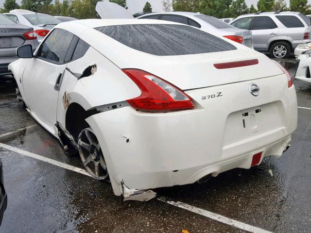 JN1AZ4EH2EM631920 - 2014 NISSAN 370Z BASE WHITE photo 3